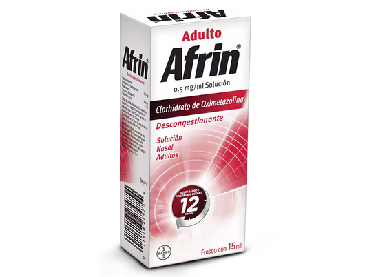 Afrin 0.5Mg Solucion Nasal Adultos 15Ml