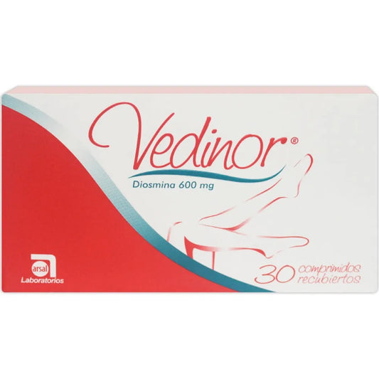 Vedinor 600Mg X 30 Comprimidos
