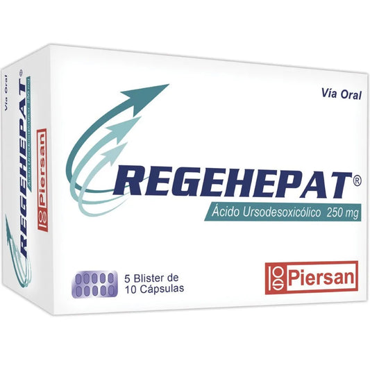 Regehepat 250Mg X 50 Capsulas