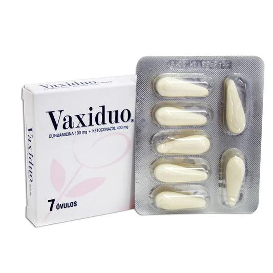 Vaxiduo 100Mg/400Mg X 7 Ovulos Vaginales