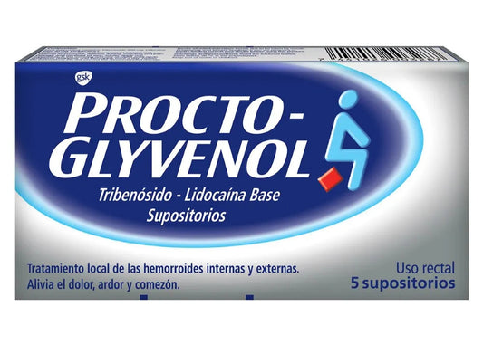 Procto-Glyvenol X 5 Supositorios