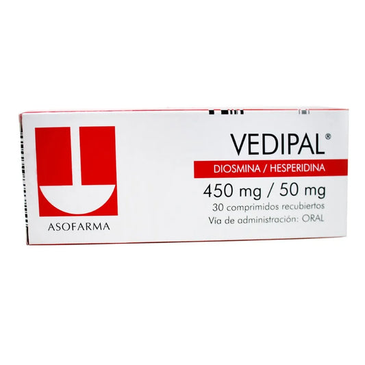 Vedipal 450Mg/50 Mg X 30 Comprimidos