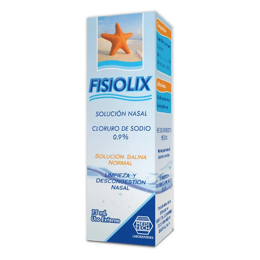 Fisiolix Solucion Nasal Al 0.9% Frasco X 15Ml