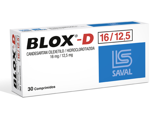 Blox-D 16Mg/12.5Mg X 30 Comprimidos