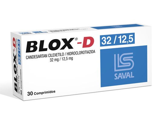 Blox-D 32Mg/12.5Mg X 30 Comprimidos