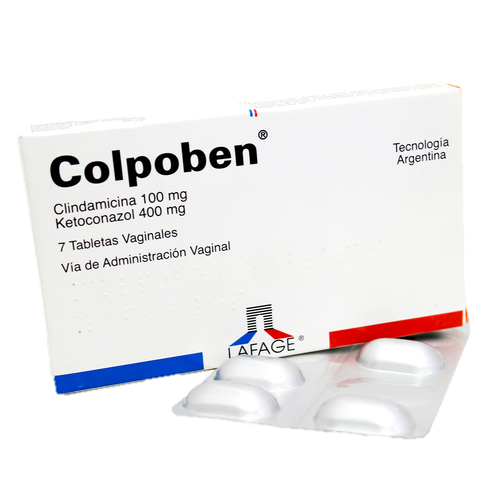 Colpoben 100Mg/400Mg X 7 Tabletas Vaginales