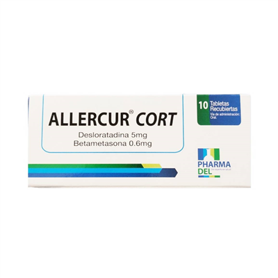 Allercur Cort X 10 Tabletas