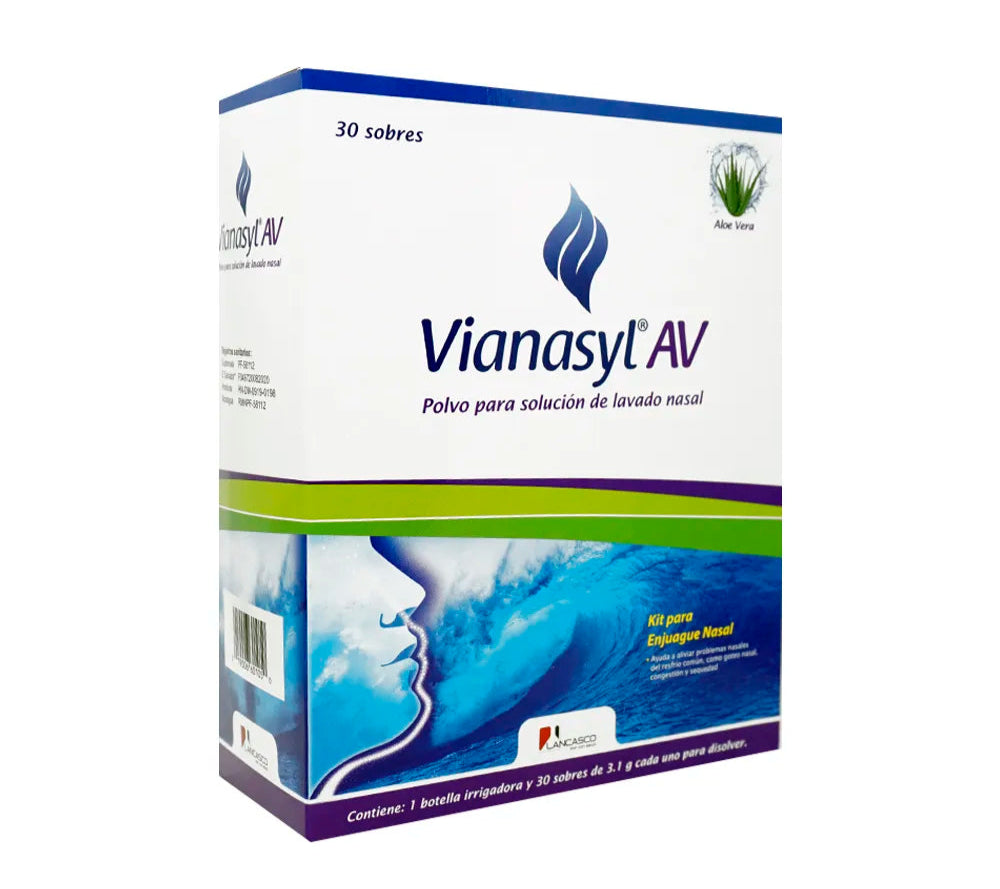 Vianasyl Av Kit Para Enjuague Nasal X 30 Sobres