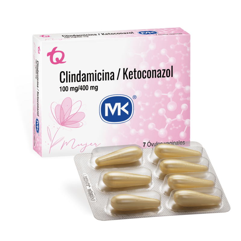 Clindamicina/Ketoconazol Mk 100Mg/400Mg X 7 Ovulos