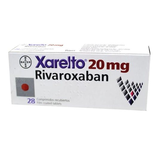 Xarelto 20Mg X 28 Comprimidos