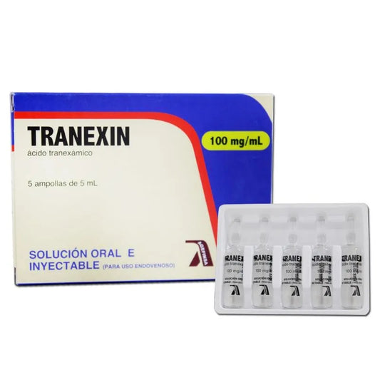 Tranexin 100Mcg X 5 Ampollas De 5Ml