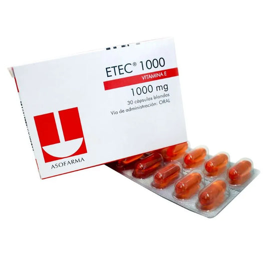 Etec 1000Mg X 30 Capsulas