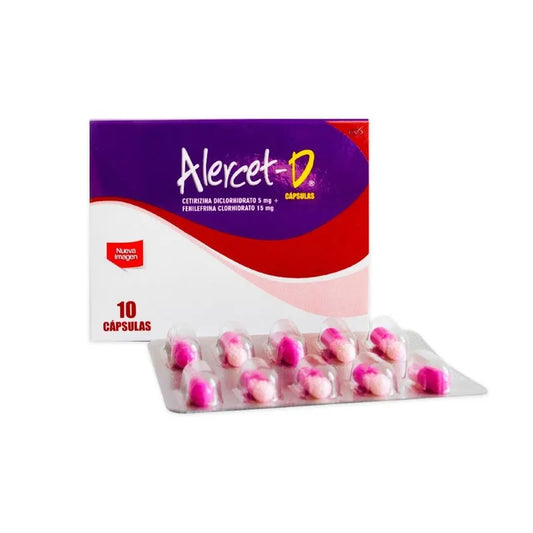 Alercet D X 10 Capsulas