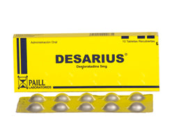 Desarius 5Mg X 10 Tabletas