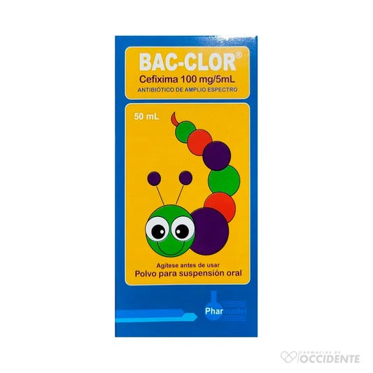 Bac-Clor 100Mg/5Ml Suspension Frasco X 50Ml