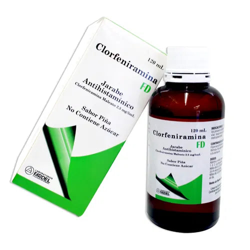 Clorfeniramina Fardel 2.5Mg/Ml Jarabe X 120Ml