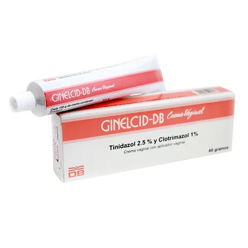 Ginelcid-Db 2.5%+1% Crema Vaginal Tubo X60 Gramos