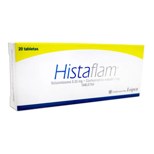 Histaflam X 20 Tabletas