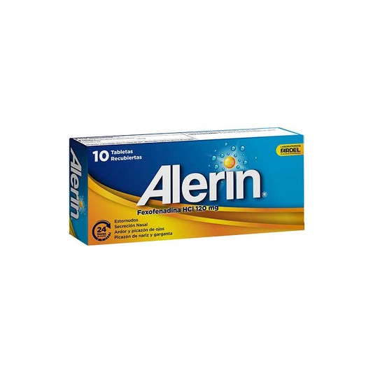 Alerin 120 Mg X 10 Tabletas