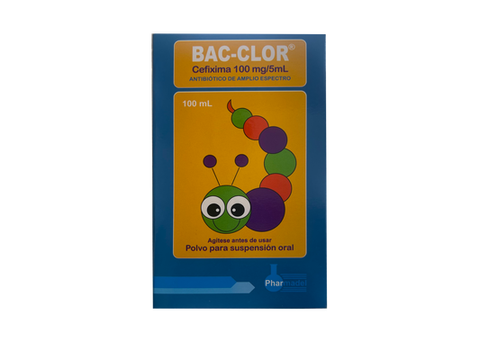 Bac-Clor 100Mg/5Ml Suspension Oral Frasco X 100Ml