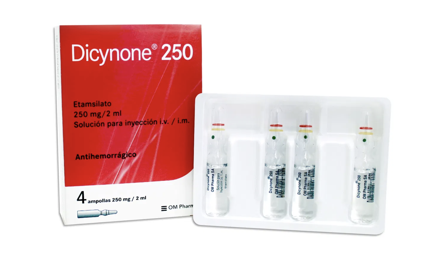 Dicynone 250Mg Inyectable X 4 Ampollas 2Ml