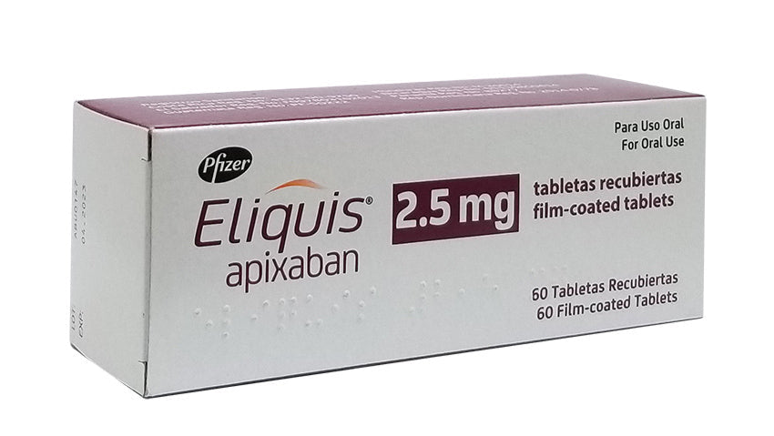 Eliquis 2.5Mg X 60 Tabletas