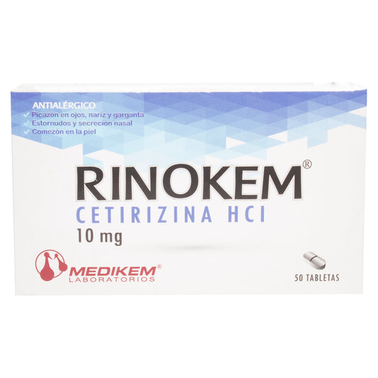 Rinokem 10Mg X 50 Tabletas