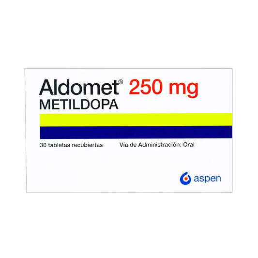 Aldomet 250Mg X 30 Tabletas