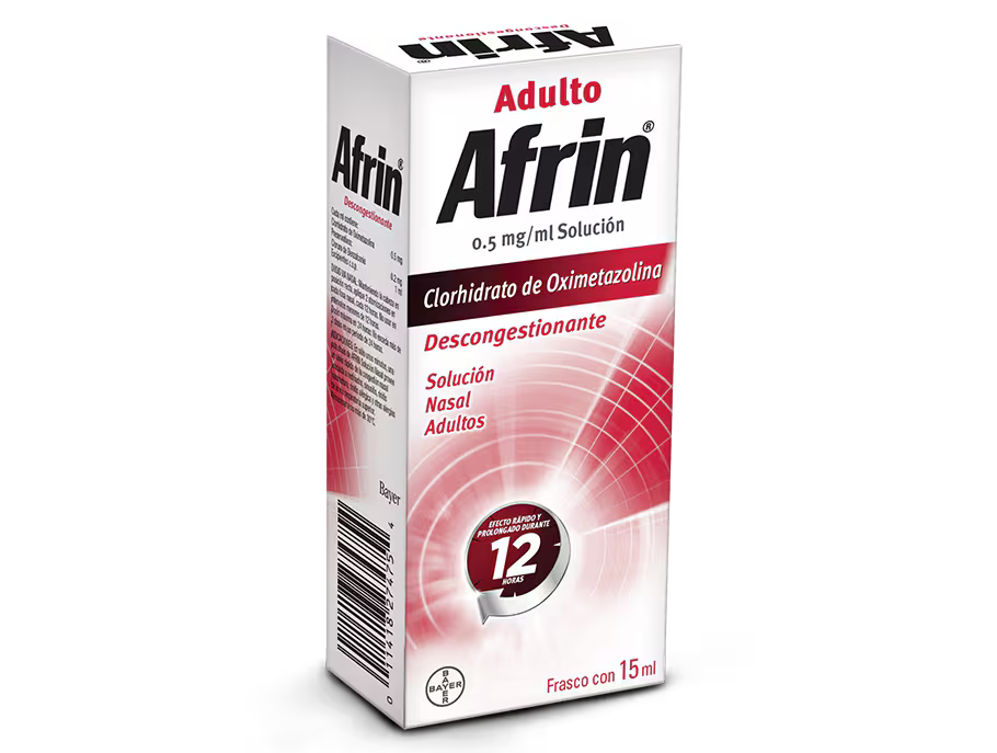 Afrin 0.5Mg Solucion Nasal Adultos 15Ml