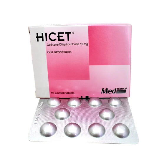 Hicet 10Mg X 10 Tabletas