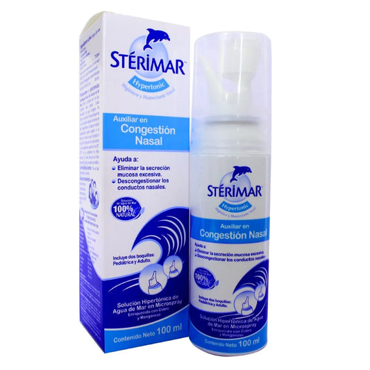 Sterimar Hipertonico Solucion Nasal Frasco X 100Ml