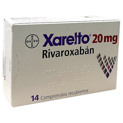 Xarelto 20Mg X 14 Comprimidos