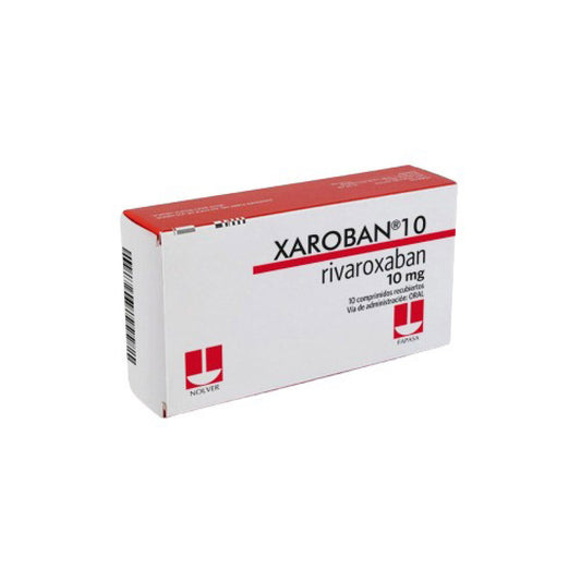 Xaroban 10Mg X 10 Comprimidos